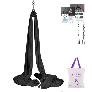 F.Life Aerial Silk 10 Yards Kit Durable Aerial Yoga Hammock