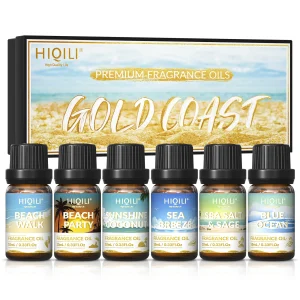 HIQILI Gold Coast Set, TOP 6 PCS Fragrance Oils